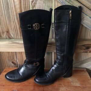 Tory Burch Black Heeled Boots